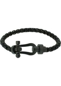 Hafen-Klunker, Damen Armband 'Happiness 110537', Anthrazit