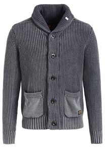 Khujo, Herren Strickjacke 'PAINTER', Anthrazit