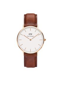 Daniel Wellington, Damen uhr 'Classic Collection St. Mawes', Braun / Rosegold / Weiß