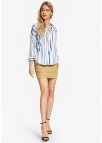 Khujo, Damen Bluse 'NORREA', Blau / Weiß