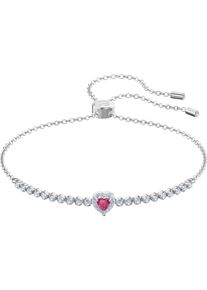 Swarovski, Damen Armband 'One 5456813', Himbeer / Silber / Transparent