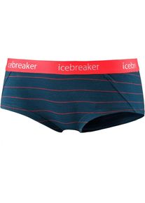 Icebreaker, Damen 'Sprite' Panty, Navy / Rot
