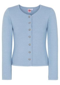 Spieth & Wensky SPIETH & WENSKY, Damen Strickjacke 'Katinka', Hellblau