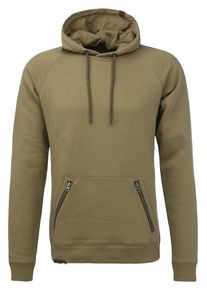 LAKEVILLE MOUNTAIN, Herren Kapuzenpullover 'Davo Zip', Khaki