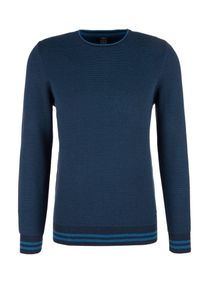 s.Oliver RED LABEL, Herren Pullover, Kobaltblau / Himmelblau