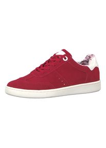 s.Oliver RED LABEL, Damen Sneakers Low, Rot / Weiß