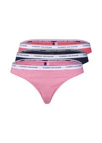 Tommy Hilfiger Underwear, Damen W&auml;sche 'Thong', Navy / Rosa / Rot