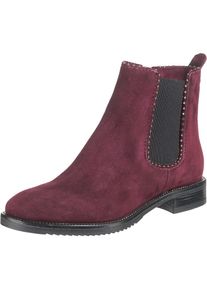 JOLANA & FENENA JOLANA & FENENA, Damen Stiefeletten 'ZARKO', Rotviolett / Schwarz / Silber