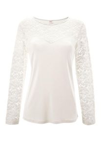 HOHENSTAUFEN, Damen Trachtenshirt, Creme