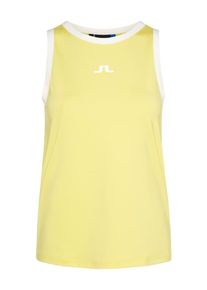 J. Lindeberg J.Lindeberg, Damen Tanktop 'Ally', Gelb / Wei&szlig;