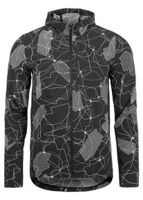 Under Armour, Herren Jacke 'Outrun The Storm', Anthrazit / Wei&szlig;