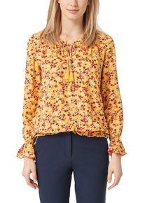 s.Oliver RED LABEL, Damen Bluse, Rauchblau / Nachtblau / Goldgelb / Rot / Weiß