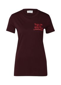 Wood Wood, Damen T Shirt 'EDEN ', Burgunder