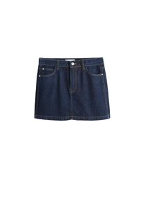 Mango, Damen Rock 'Maggie', Blue Denim