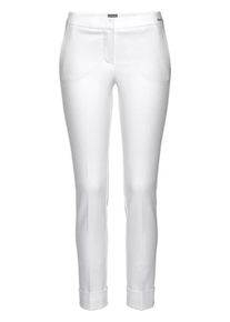 Bruno Banani, Damen B&uuml;gelfaltenhose, Wei&szlig;