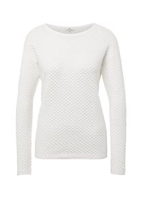 Tom Tailor, Damen Pullover, Naturweiß