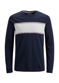 Jack & Jones JACK & JONES, Herren T-Shirt, Dunkelblau / Hellgrau