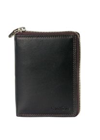 Samsonite, Herren Attack SLG Reißverschluss-Geldbörse Leder 13 cm, Dunkelbraun