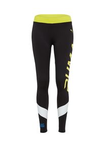 Puma, Damen Leggings, Gelb / Schwarz