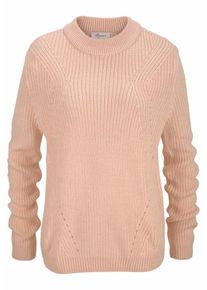 Boysen's BOYSEN'S, Damen Rundhalspullover, Ros&eacute;