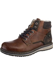 Tom Tailor, Herren Schnürstiefel, Cognac