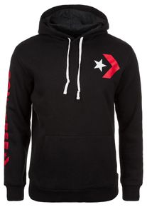 Converse, Herren Kapuzenpullover 'Star Chevron Graphic', Hellrot / Schwarz / Wei&szlig;