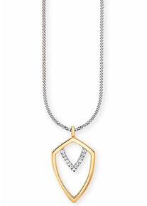 CAI Caï, Damen Kette mit Anhänger 'romantic nude, C1808N/90/93/45', Gold / Silber
