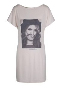 Lingadore, Damen Kleid 'Sun', Basaltgrau / Altrosa