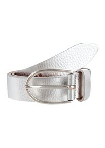 Vanzetti, Damen G&uuml;rtel im Metallic-Look 3.0cm, Silber