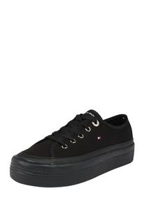 Tommy Hilfiger, Damen Sneaker 'CORPORATE FLATFORM', Schwarz