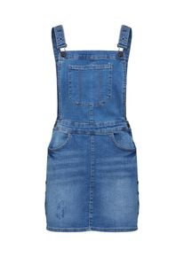 Noisy may, Damen Latzkleid 'IRIS DUNGAREE', Blue Denim