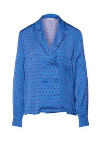 Mbym, Damen - Blazer 'Miller', Blau / Rot