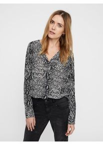 Véro Moda VERO MODA, Damen Langarmbluse, Schwarz