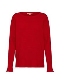 Esprit, Damen Pullover 'Sweater ottoman', Rot