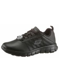 Skechers, Damen Schn&uuml;rschuh, Schwarz