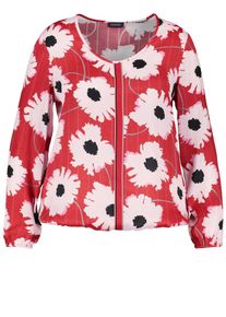 Gerry Weber, Damen Blusenshirt, Rot / Schwarz / Weiß