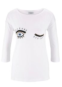 Heine, Damen Shirt, Weiß