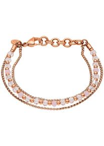 C-Collection, Damen Armband, Rosegold / Transparent