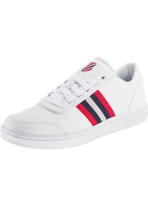K-Swiss, Herren Sneaker 'Court Clarkson S', Navy / Hellrot / Weiß