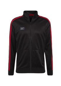 Abercrombie & Fitch Abercrombie & Fitch, Herren Sweatjacke 'OGO TAPE TRICOT FZM', Schwarz