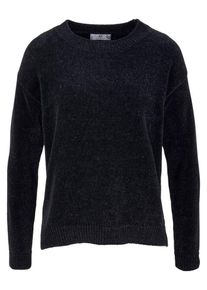 AJC, Damen Rundhalspullover, Schwarz