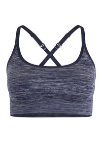 Under Armour, Damen Sport-BH 'Threadborne', Nachtblau