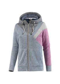 WLD, Damen COOL & COSY Strickfleece, Kitt / Taubenblau / Basaltgrau / Eosin