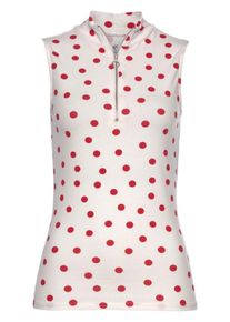 AJC, Damen Tanktop, Rot / Naturweiß