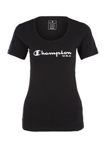 Champion Authentic Athletic Apparel, Damen Funktionsshirt, Schwarz / Weiß