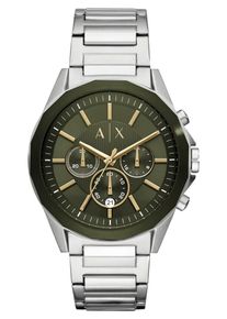 Emporio Armani, Herren Chronograph 'AX2616', Schwarz / Silber