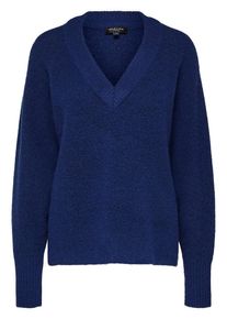 Selected Femme, Damen Strickpullover, Navy