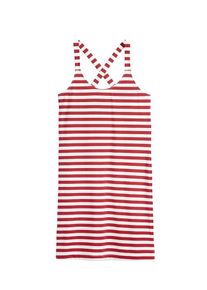 Sandwich, Damen Top, Hellrot / Weiß