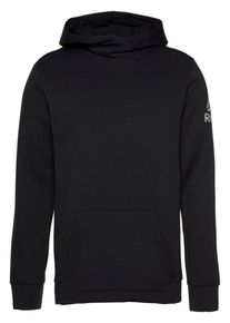 Reebok, Herren Kapuzensweatshirt 'Wor Mel DBL Knit OTH', Schwarz / Wei&szlig;