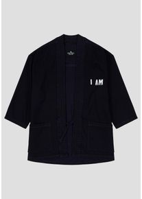 H.I.S. HIS JEANS, Herren Übergangsjacke, Navy / Weiß